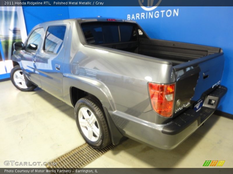 Polished Metal Metallic / Gray 2011 Honda Ridgeline RTL