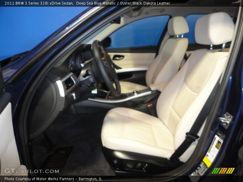 Deep Sea Blue Metallic / Oyster/Black Dakota Leather 2011 BMW 3 Series 328i xDrive Sedan