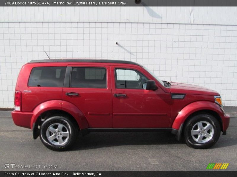 Inferno Red Crystal Pearl / Dark Slate Gray 2009 Dodge Nitro SE 4x4