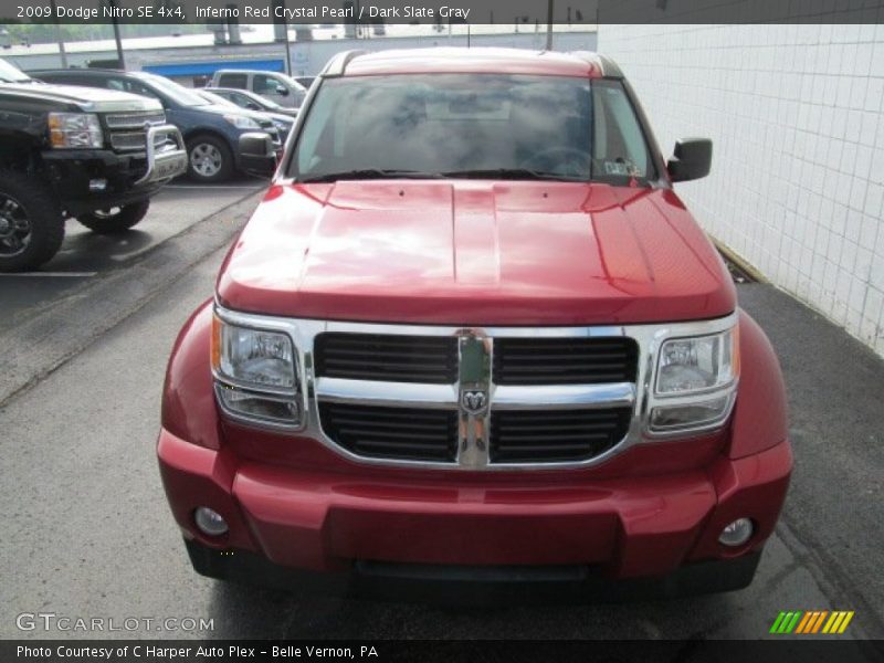 Inferno Red Crystal Pearl / Dark Slate Gray 2009 Dodge Nitro SE 4x4