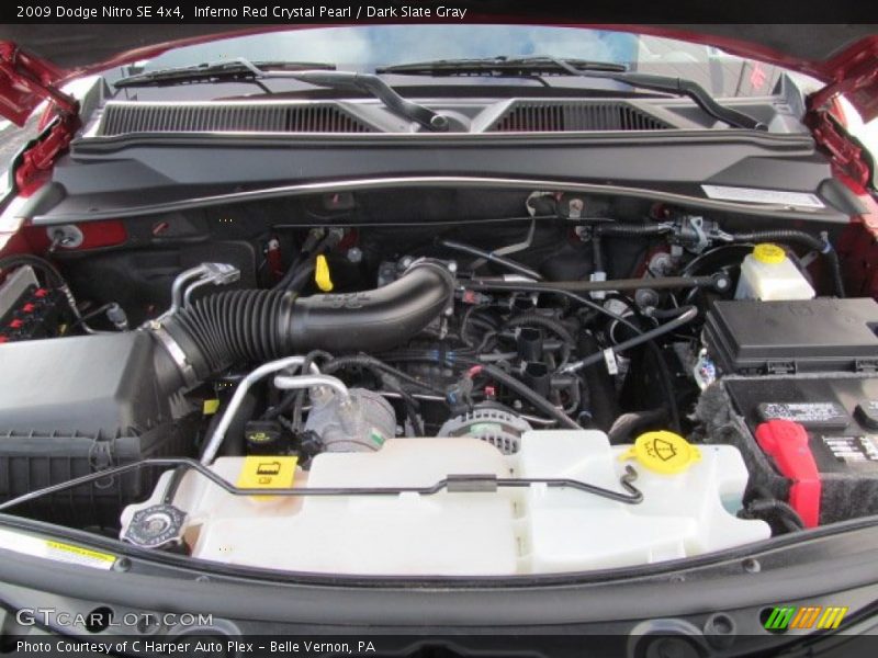 Inferno Red Crystal Pearl / Dark Slate Gray 2009 Dodge Nitro SE 4x4