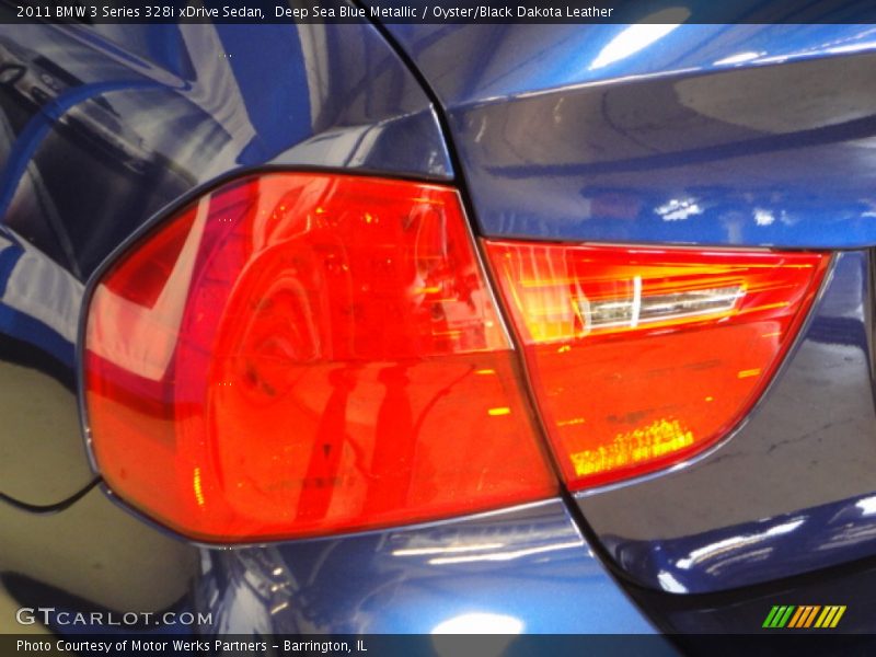 Deep Sea Blue Metallic / Oyster/Black Dakota Leather 2011 BMW 3 Series 328i xDrive Sedan
