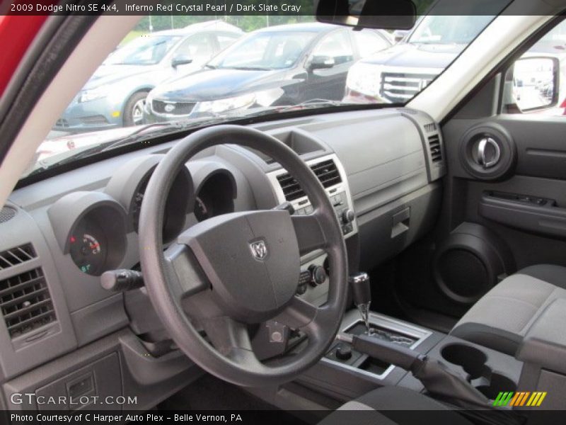 Inferno Red Crystal Pearl / Dark Slate Gray 2009 Dodge Nitro SE 4x4