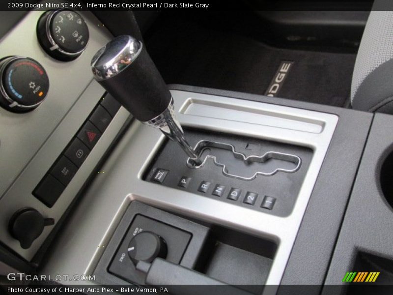 Inferno Red Crystal Pearl / Dark Slate Gray 2009 Dodge Nitro SE 4x4