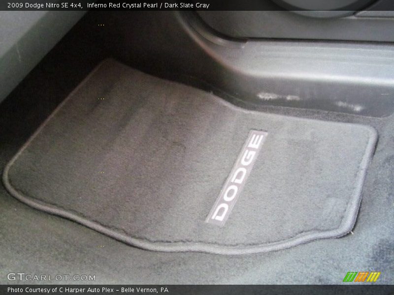 Inferno Red Crystal Pearl / Dark Slate Gray 2009 Dodge Nitro SE 4x4