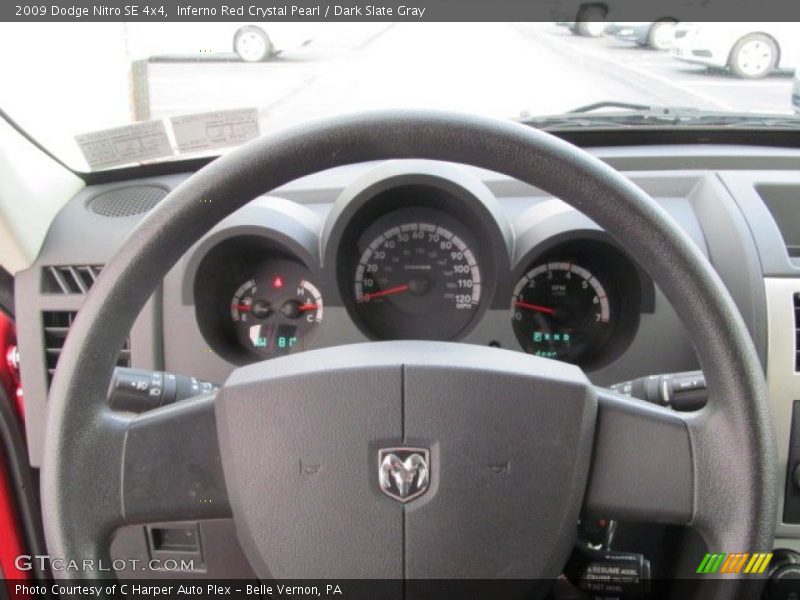 Inferno Red Crystal Pearl / Dark Slate Gray 2009 Dodge Nitro SE 4x4