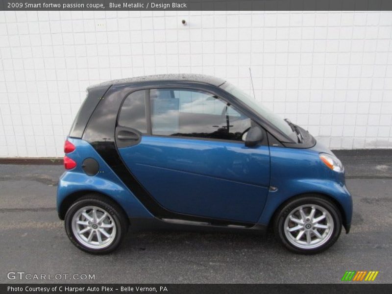 Blue Metallic / Design Black 2009 Smart fortwo passion coupe