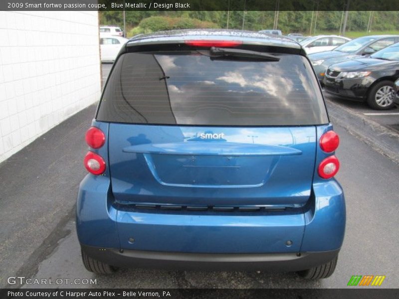 Blue Metallic / Design Black 2009 Smart fortwo passion coupe