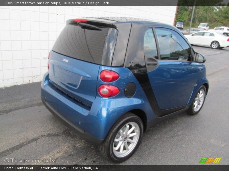 Blue Metallic / Design Black 2009 Smart fortwo passion coupe