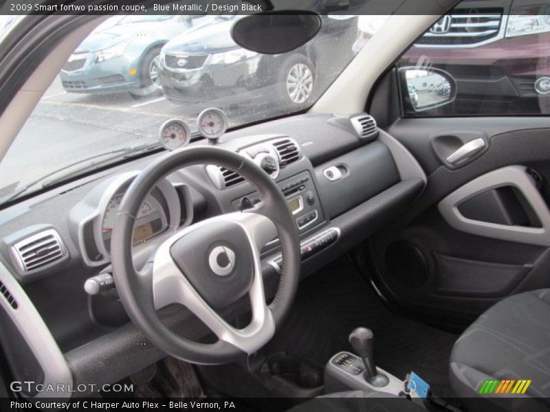 Blue Metallic / Design Black 2009 Smart fortwo passion coupe