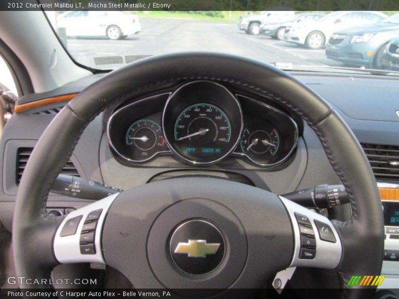 Mocha Steel Metallic / Ebony 2012 Chevrolet Malibu LT