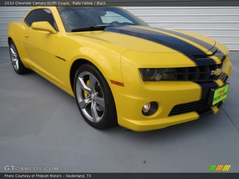 Rally Yellow / Black 2010 Chevrolet Camaro SS/RS Coupe