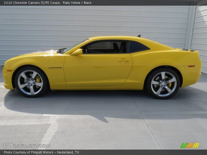 Rally Yellow / Black 2010 Chevrolet Camaro SS/RS Coupe