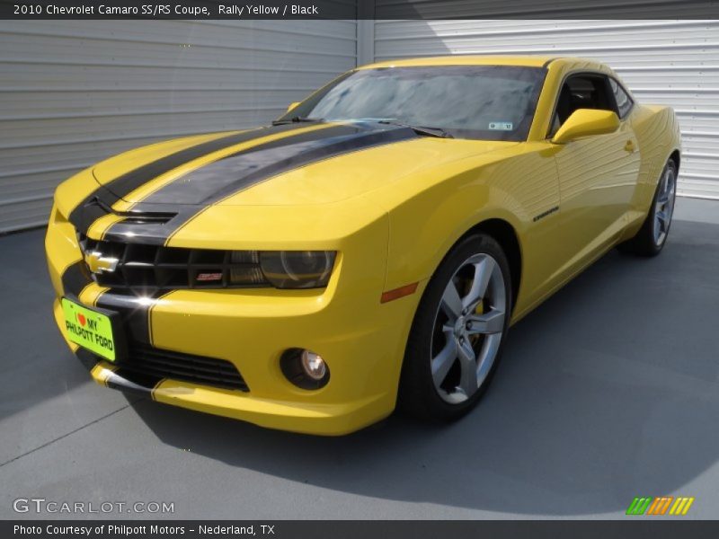 Rally Yellow / Black 2010 Chevrolet Camaro SS/RS Coupe