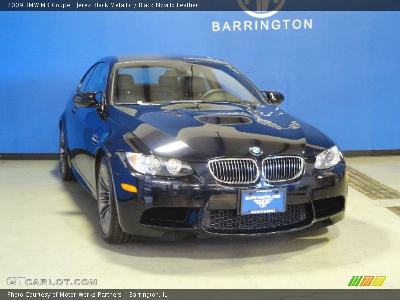 Jerez Black Metallic / Black Novillo Leather 2009 BMW M3 Coupe