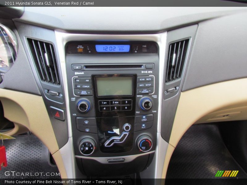 Venetian Red / Camel 2011 Hyundai Sonata GLS