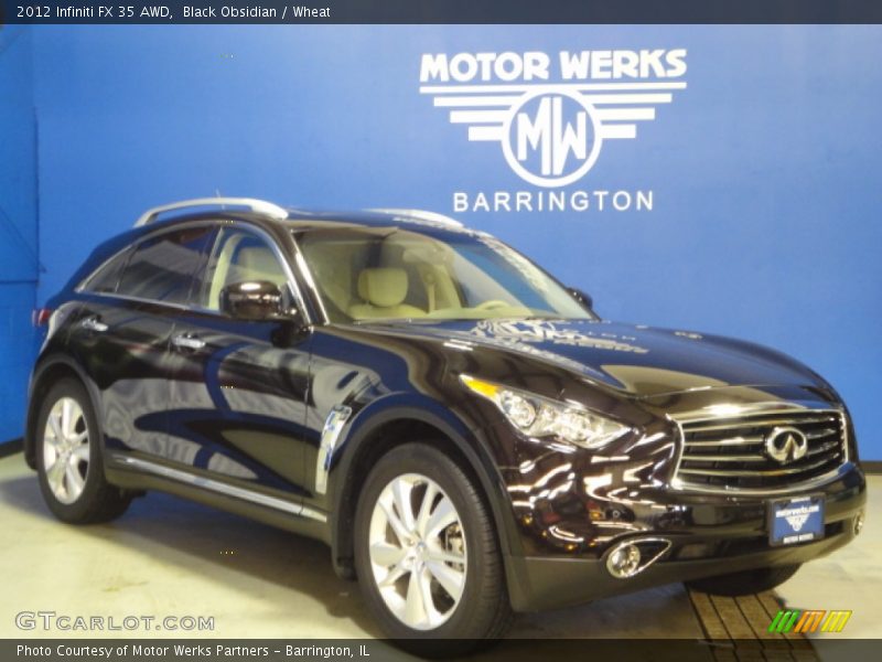 Black Obsidian / Wheat 2012 Infiniti FX 35 AWD