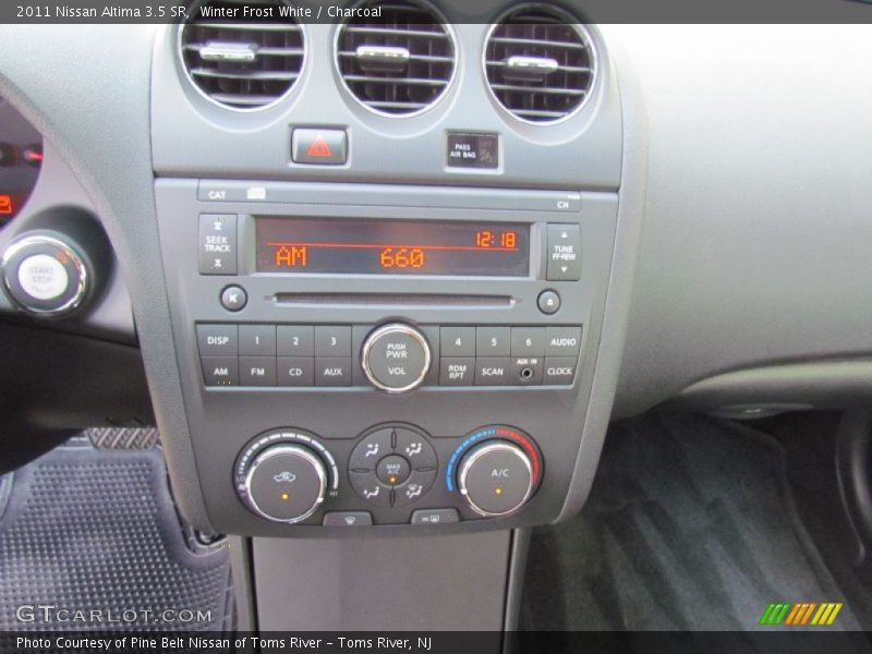 Winter Frost White / Charcoal 2011 Nissan Altima 3.5 SR
