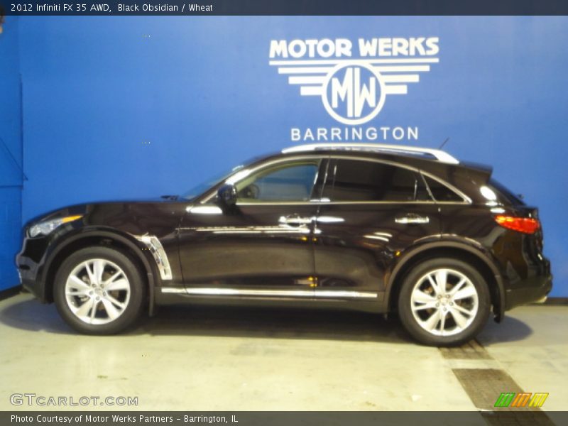 Black Obsidian / Wheat 2012 Infiniti FX 35 AWD