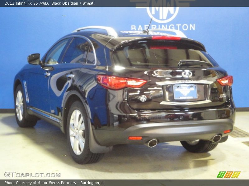 Black Obsidian / Wheat 2012 Infiniti FX 35 AWD