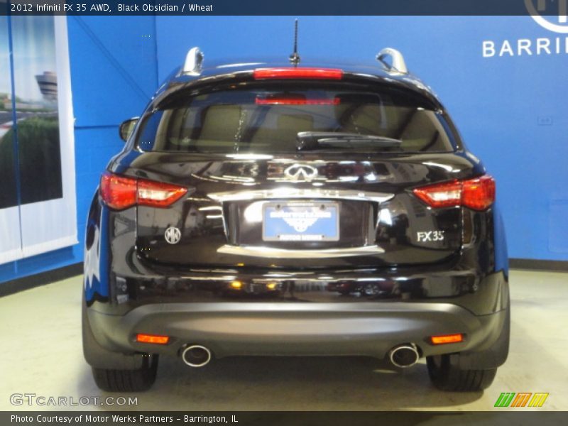 Black Obsidian / Wheat 2012 Infiniti FX 35 AWD