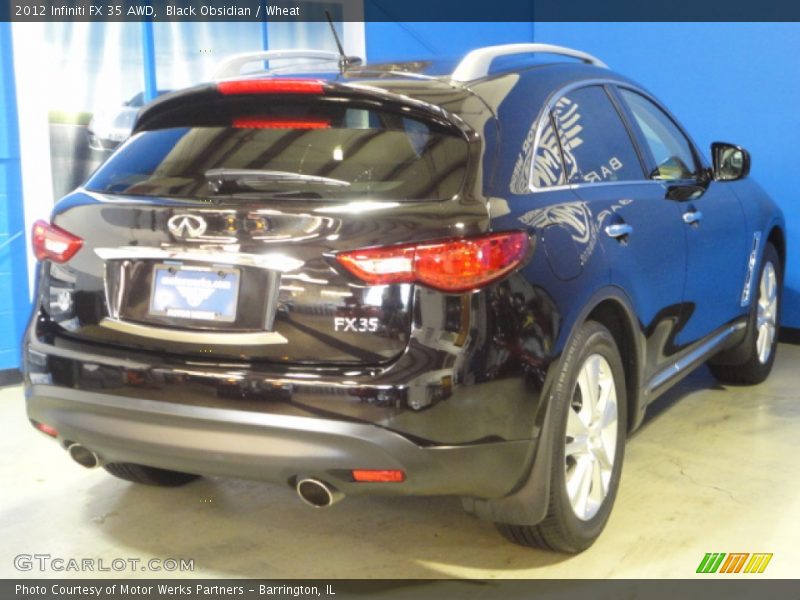 Black Obsidian / Wheat 2012 Infiniti FX 35 AWD