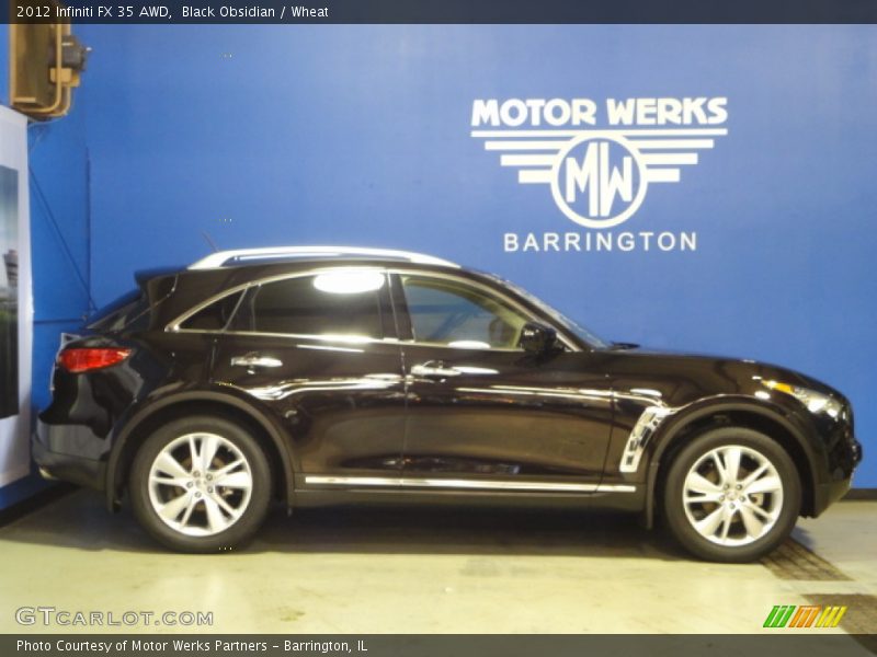 Black Obsidian / Wheat 2012 Infiniti FX 35 AWD