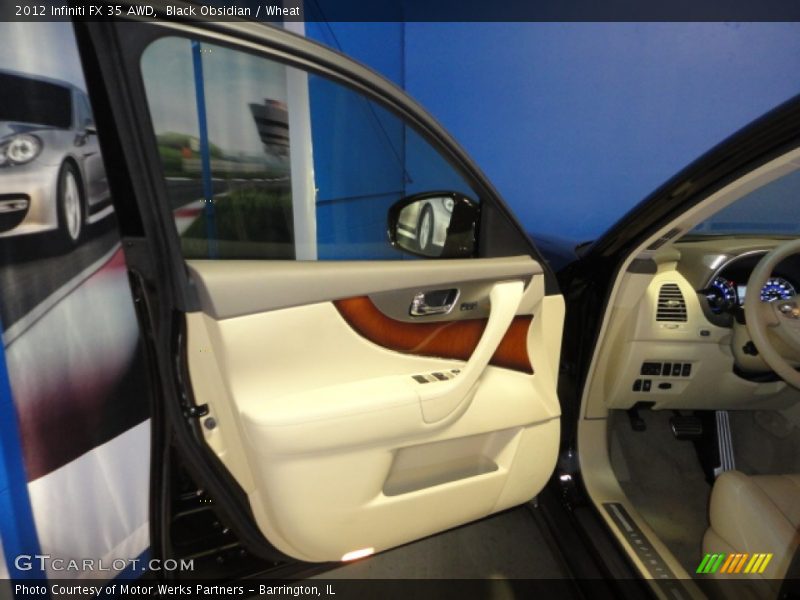 Black Obsidian / Wheat 2012 Infiniti FX 35 AWD