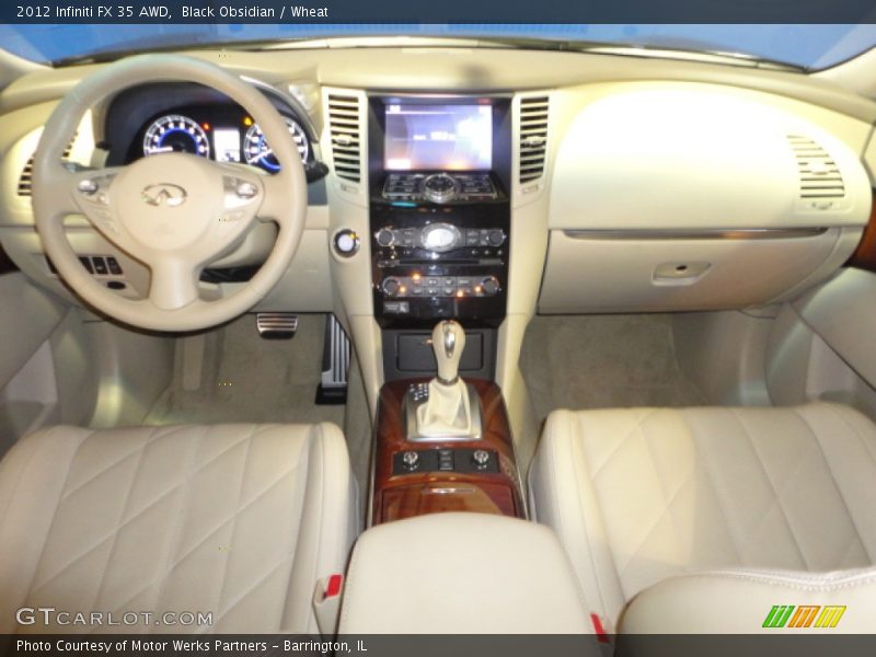 Black Obsidian / Wheat 2012 Infiniti FX 35 AWD