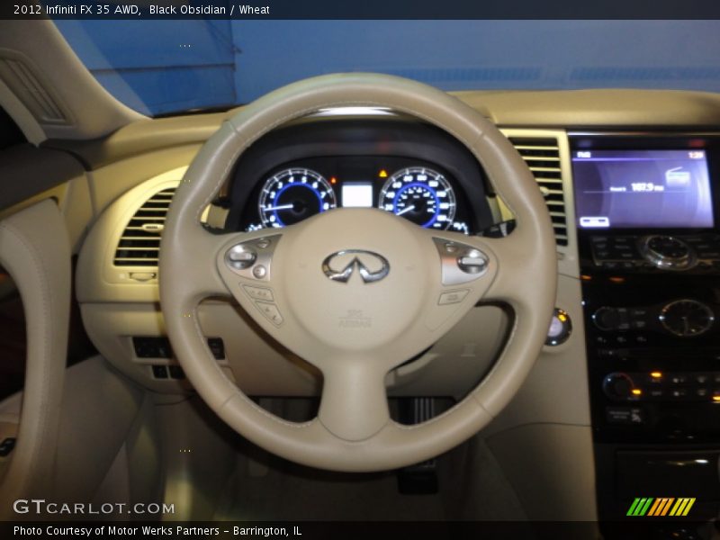 Black Obsidian / Wheat 2012 Infiniti FX 35 AWD