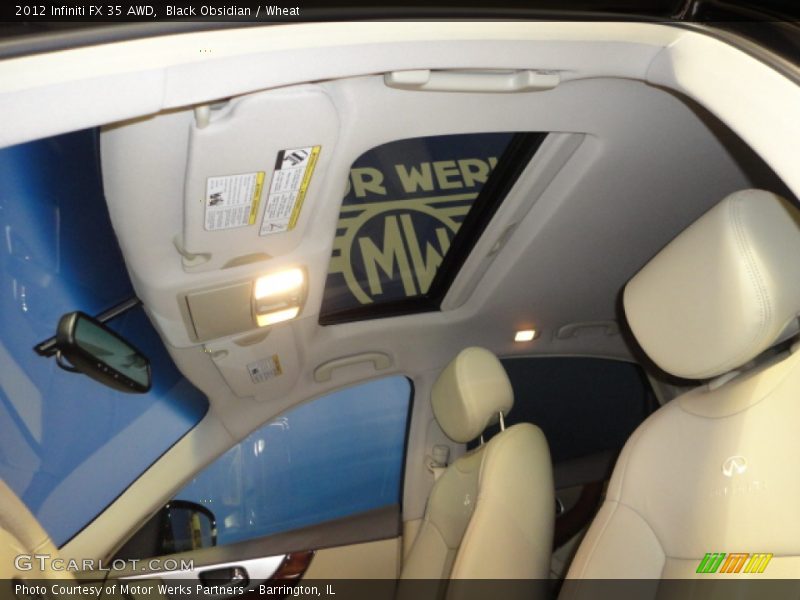 Black Obsidian / Wheat 2012 Infiniti FX 35 AWD