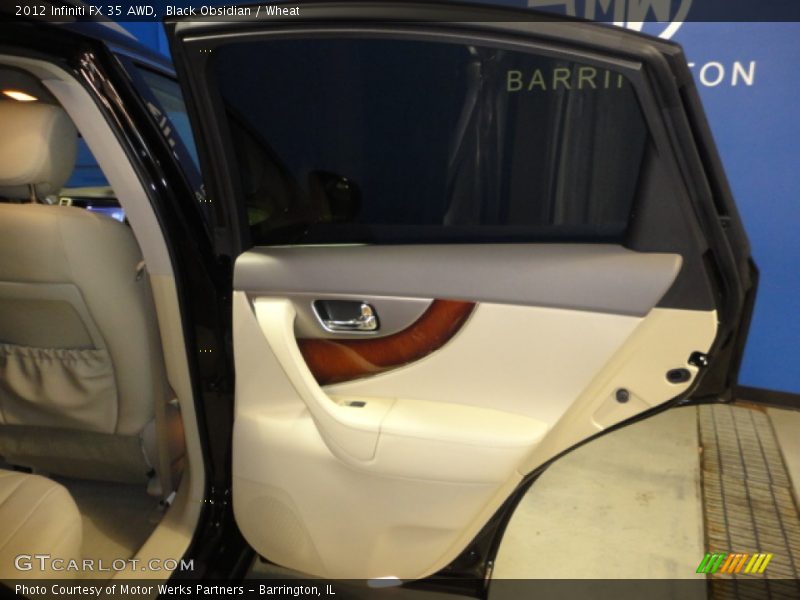 Black Obsidian / Wheat 2012 Infiniti FX 35 AWD