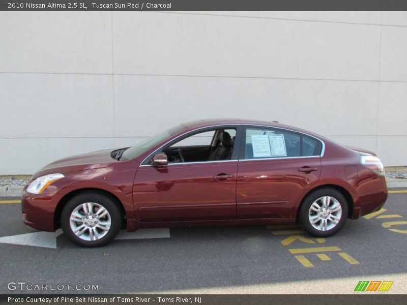 Tuscan Sun Red / Charcoal 2010 Nissan Altima 2.5 SL