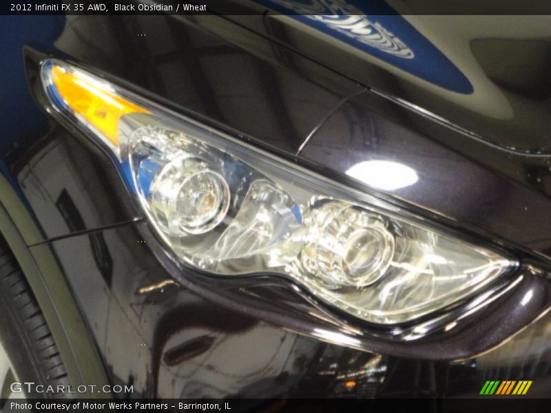 Black Obsidian / Wheat 2012 Infiniti FX 35 AWD