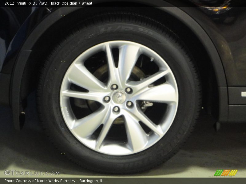 Black Obsidian / Wheat 2012 Infiniti FX 35 AWD