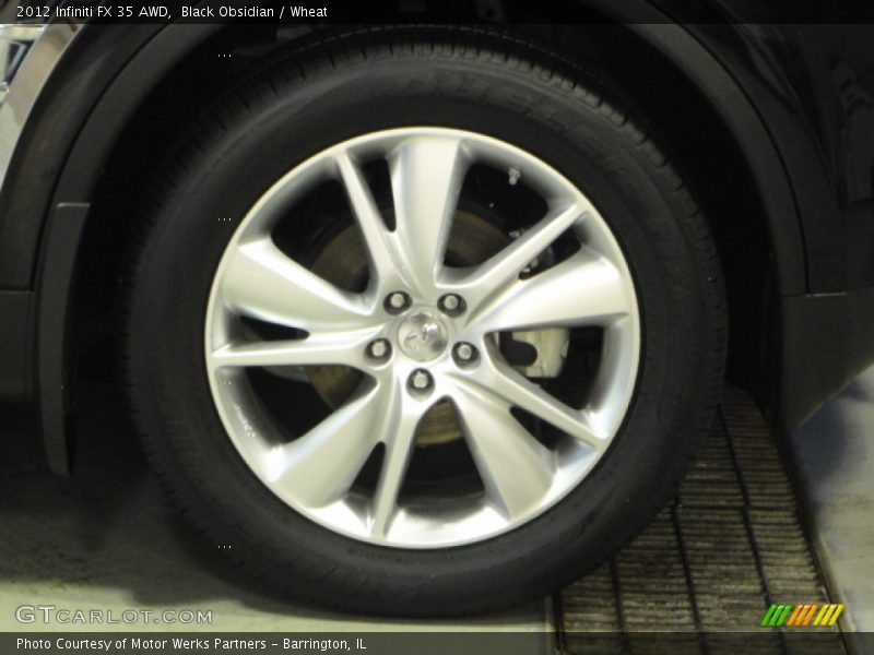 Black Obsidian / Wheat 2012 Infiniti FX 35 AWD