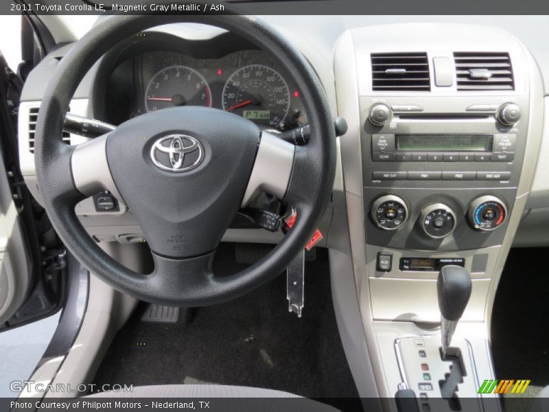 Magnetic Gray Metallic / Ash 2011 Toyota Corolla LE