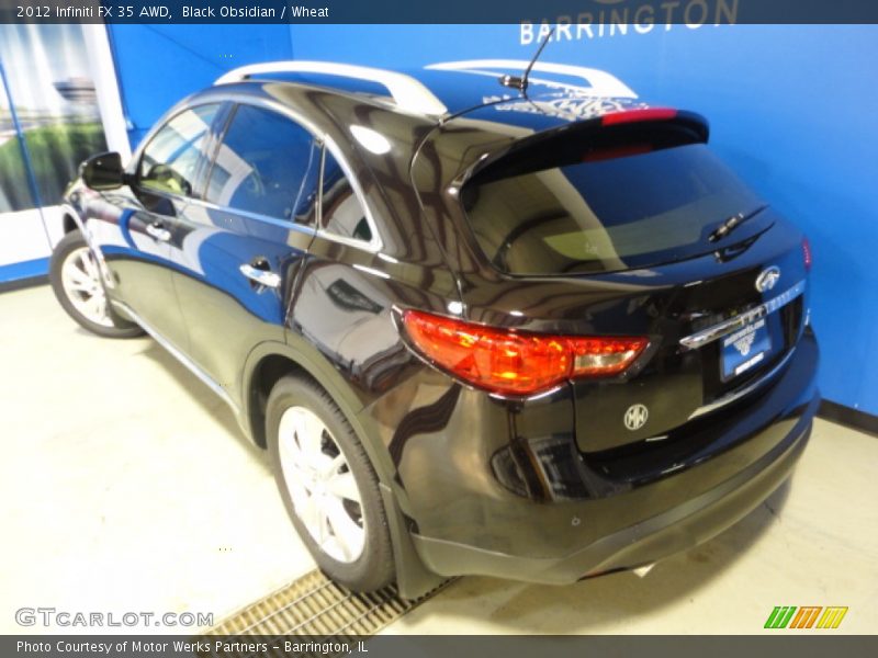 Black Obsidian / Wheat 2012 Infiniti FX 35 AWD