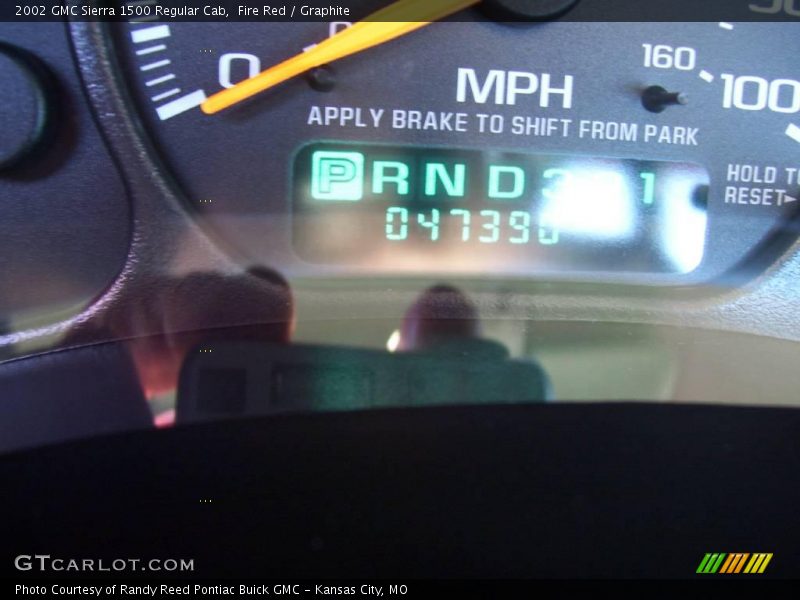 Fire Red / Graphite 2002 GMC Sierra 1500 Regular Cab