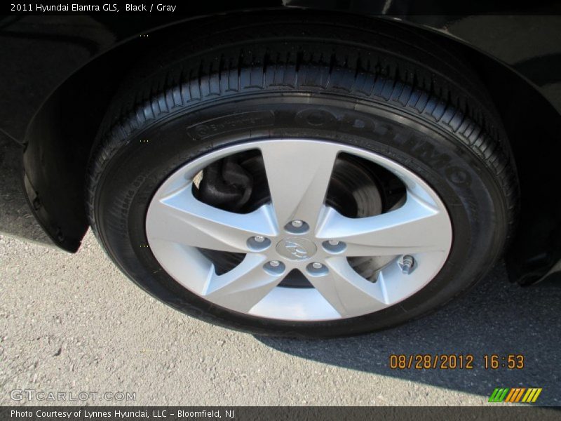 Black / Gray 2011 Hyundai Elantra GLS