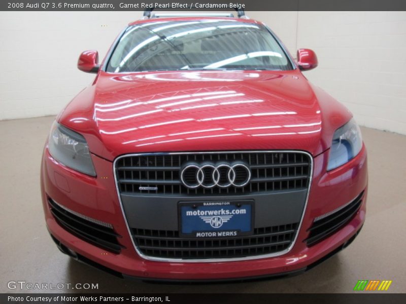 Garnet Red Pearl Effect / Cardamom Beige 2008 Audi Q7 3.6 Premium quattro