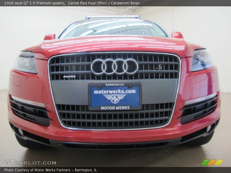 Garnet Red Pearl Effect / Cardamom Beige 2008 Audi Q7 3.6 Premium quattro