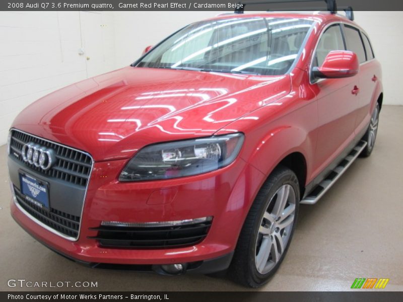 Garnet Red Pearl Effect / Cardamom Beige 2008 Audi Q7 3.6 Premium quattro