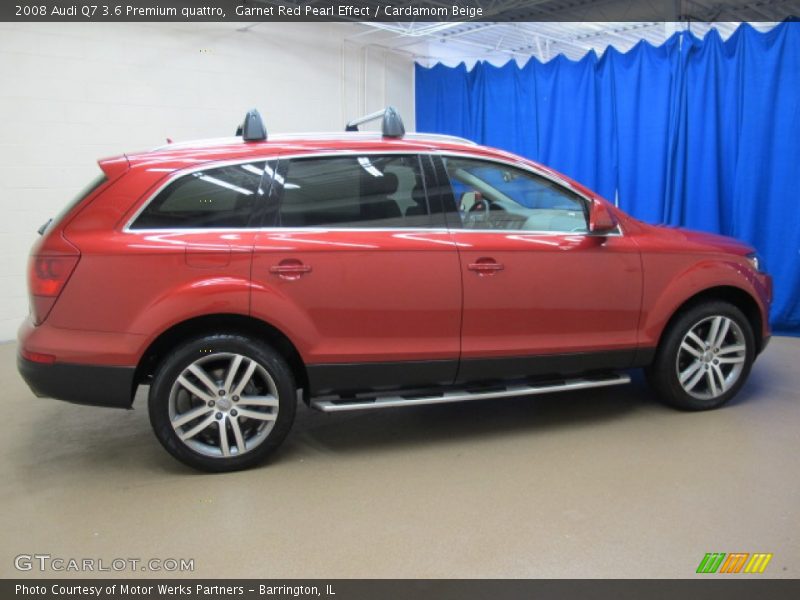 Garnet Red Pearl Effect / Cardamom Beige 2008 Audi Q7 3.6 Premium quattro