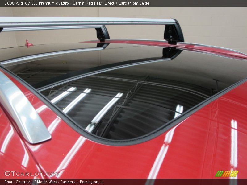 Garnet Red Pearl Effect / Cardamom Beige 2008 Audi Q7 3.6 Premium quattro
