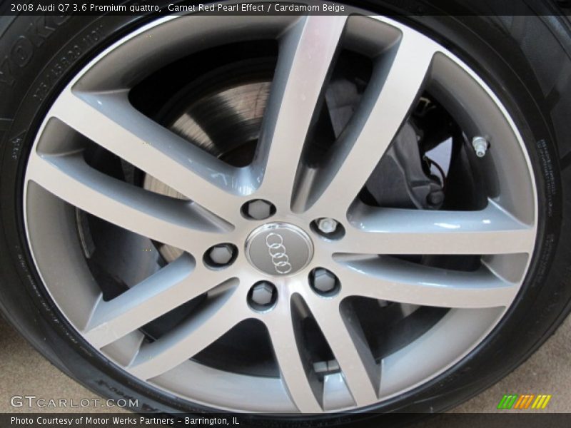 Garnet Red Pearl Effect / Cardamom Beige 2008 Audi Q7 3.6 Premium quattro