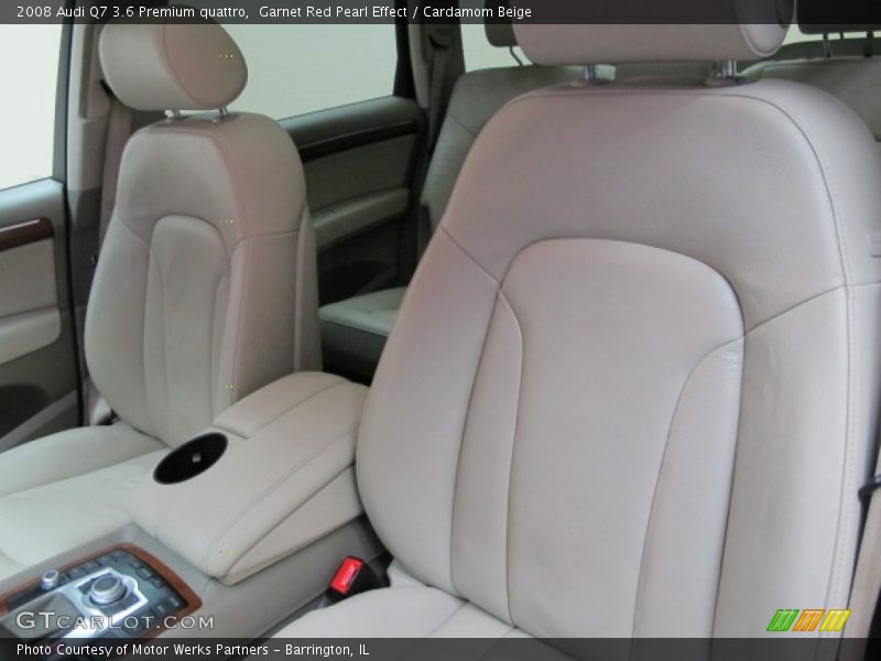 Garnet Red Pearl Effect / Cardamom Beige 2008 Audi Q7 3.6 Premium quattro