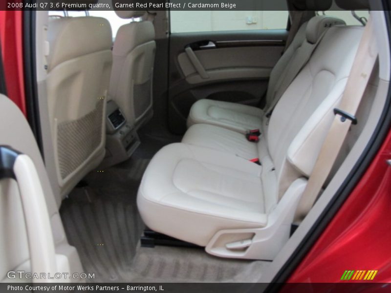 Garnet Red Pearl Effect / Cardamom Beige 2008 Audi Q7 3.6 Premium quattro