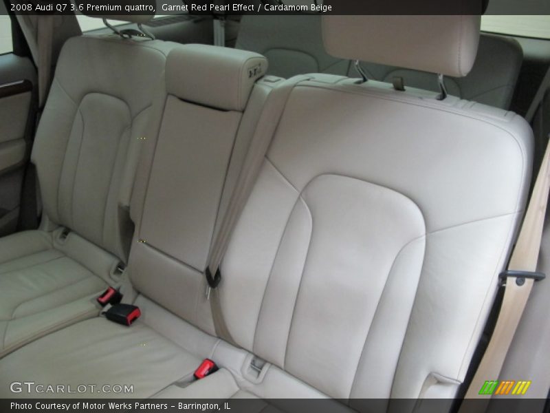 Garnet Red Pearl Effect / Cardamom Beige 2008 Audi Q7 3.6 Premium quattro