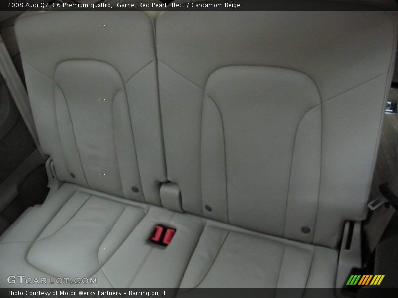 Garnet Red Pearl Effect / Cardamom Beige 2008 Audi Q7 3.6 Premium quattro